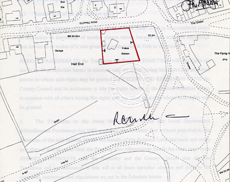 Map of property in 1996